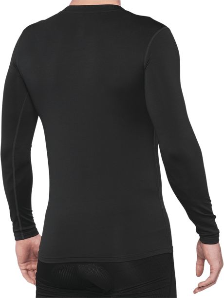100% Basecamp Jersey - Long-Sleeve - Black - Medium 40045-00001 - Electrek Moto