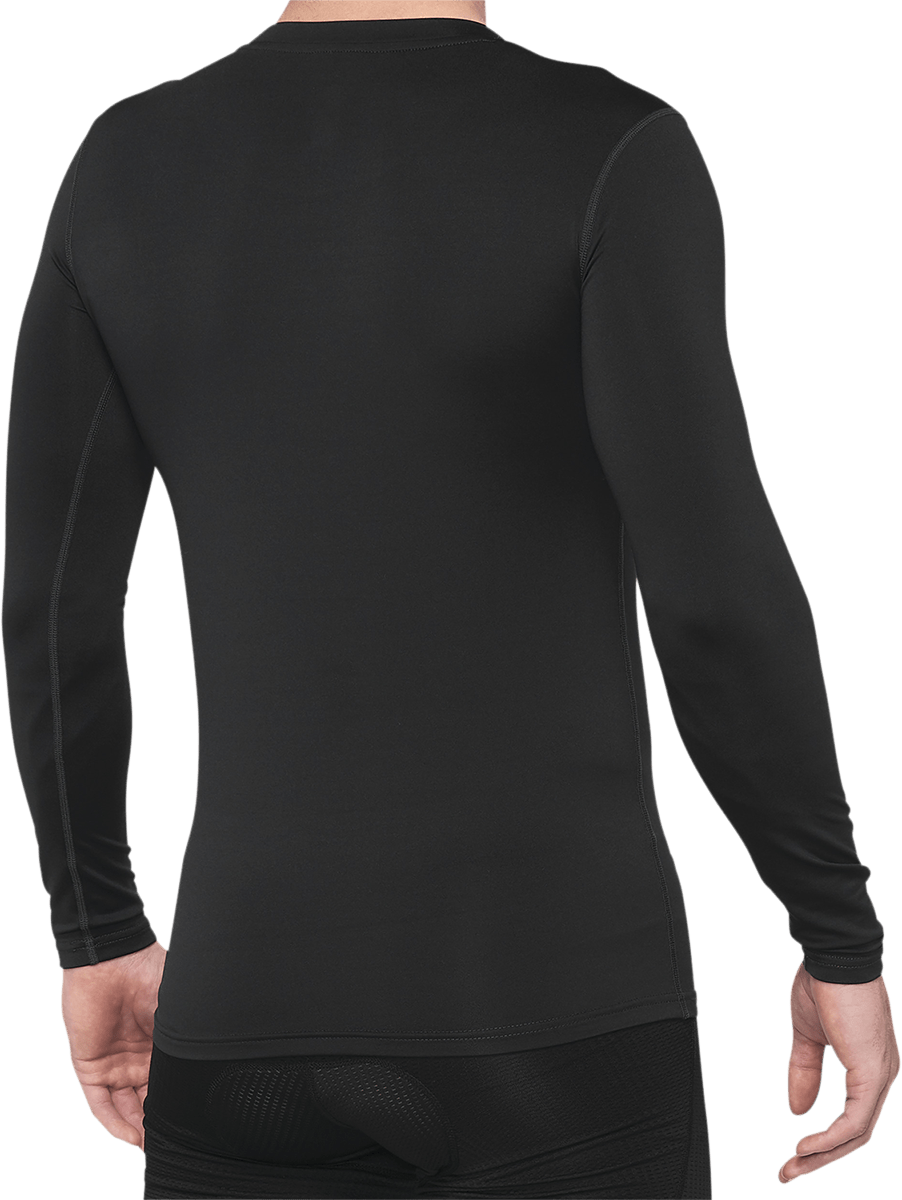 100% Basecamp Jersey - Long-Sleeve - Black - XL 40045-00003 - Electrek Moto