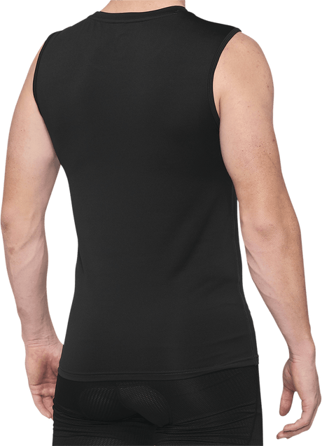 100% Basecamp Sleeveless Shirt - Black - Small 40046-00000 - Electrek Moto