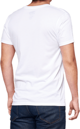 100% BB33 Signature T-Shirt - White - Small BB-32140-000-10 - Electrek Moto