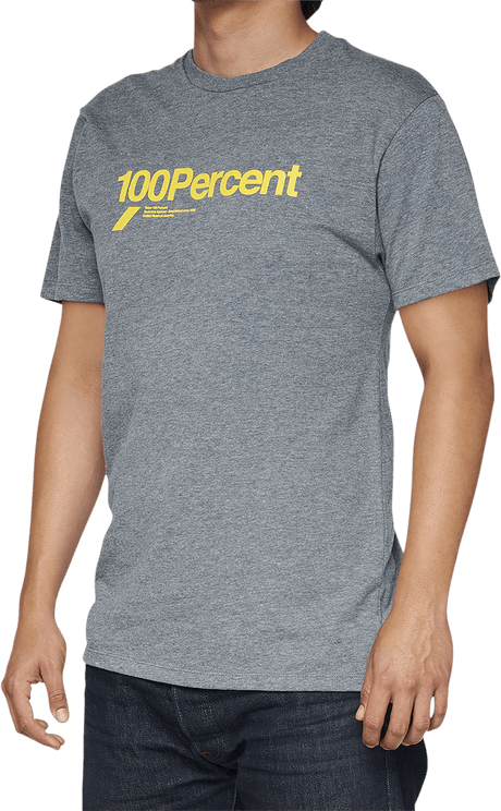 100% Bilto T-Shirt - Heather Gray - Medium 32142-188-11 - Electrek Moto