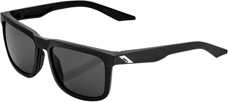 100% Blake Sunglasses - Matte Black - Smoke 61029-100-57 - Electrek Moto