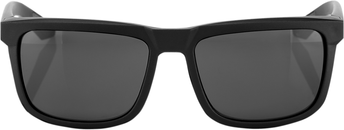 100% Blake Sunglasses - Matte Black - Smoke 61029-100-57 - Electrek Moto