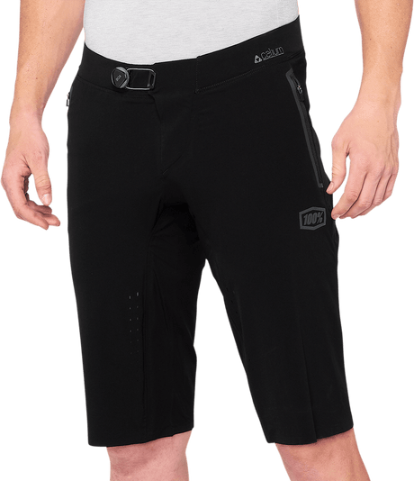 100% Celium Shorts - Black - US 36 40012-00004 - Electrek Moto