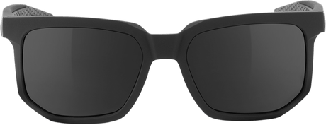 100% Centric Sunglasses - Matte Black - Smoke 61027-019-57 - Electrek Moto