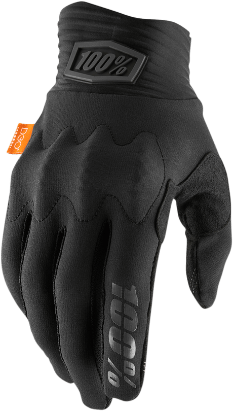 100% Cognito Gloves - Black Charcoal - 2XL 10014-00009 - Electrek Moto