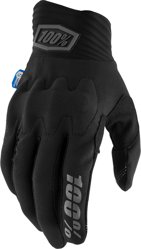 100% Cognito Smart Shock Gloves - Black - 2XL 10014-00034 - Electrek Moto