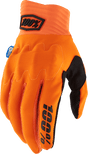 100% Cognito Smart Shock Gloves - Fluorescent Orange - Large 10014-00037 - Electrek Moto