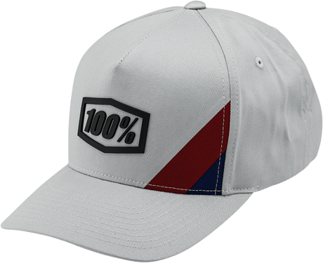 100% Cornerstone Hat - Gray - One Size Fits Most 20070-023-01 - Electrek Moto