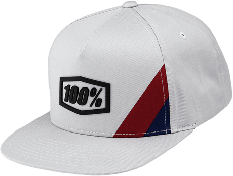 100% Cornerstone Hat - Light Gray - One Size Fits Most 20050-023-01 - Electrek Moto