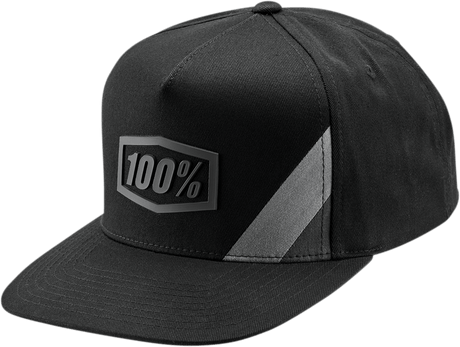 100% Cornerstone Trucker Hat - Black/Gray 20050-057-01 - Electrek Moto