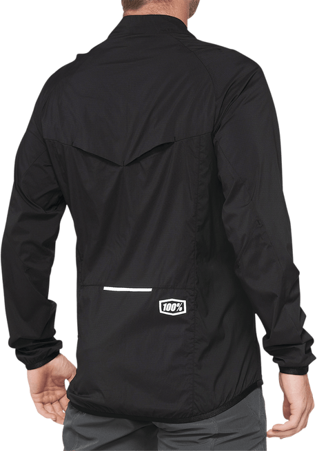 100% Corridor Jacket - Black - Medium 40042-00001 - Electrek Moto