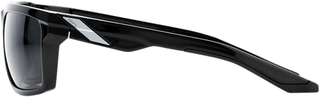 100% Daze Sunglasses - Black - Gray PeakPolar 61030-001-47 - Electrek Moto
