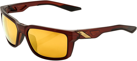 100% Daze Sunglasses - Rootbeer - Gold 61030-103-69 - Electrek Moto