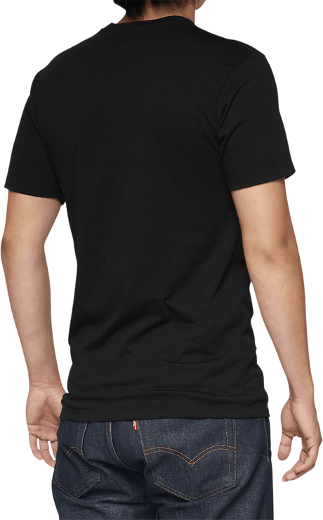 100% Deflect T-Shirt - Black - Small 32143-001-10 - Electrek Moto