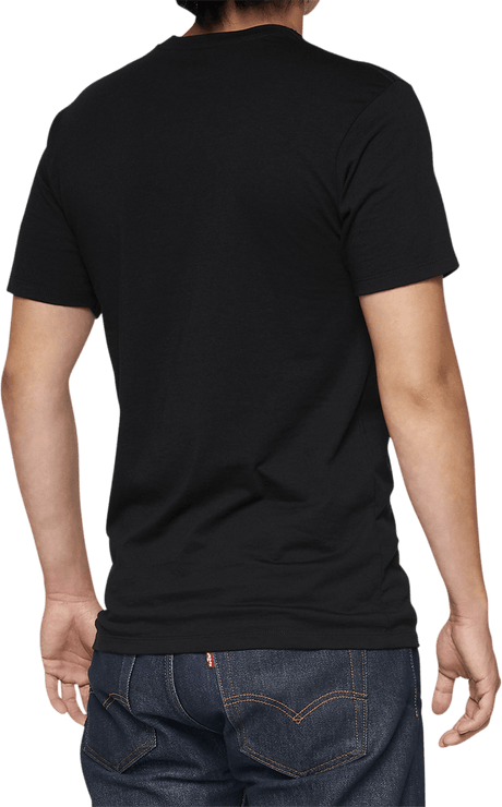 100% Deflect T-Shirt - Black - XL 32143-001-13 - Electrek Moto
