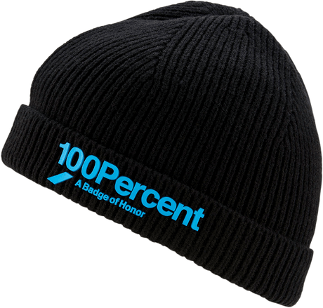 100% Echo Beanie - Black 20126-001-01 - Electrek Moto