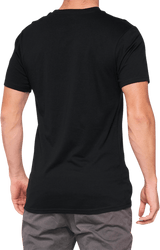 100% Essential T-Shirt - Black/Snake - 2XL 32016-462-14 - Electrek Moto