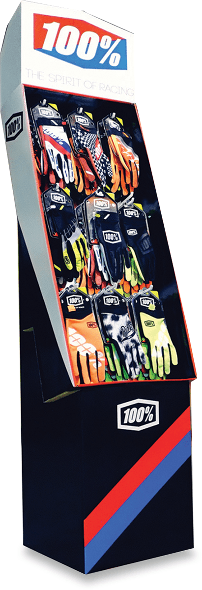 100% Glove/Sock Display 72003-000-01 - Electrek Moto