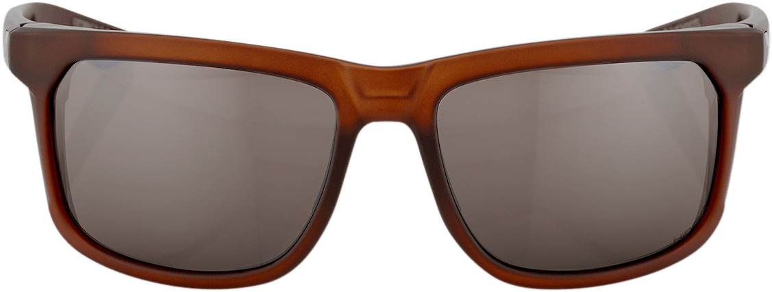 100% Hakan Sunglasses - Rootbeer - Silver Mirror 61036-139-75 - Electrek Moto