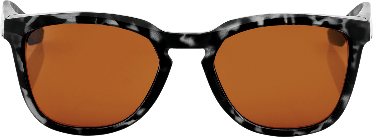 100% Hudson Sunglasses - Black Havana - Bronze 61028-259-73 - Electrek Moto