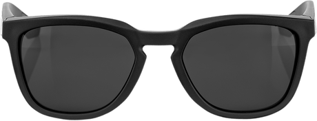 100% Hudson Sunglasses - Black - Smoke 61028-100-57 - Electrek Moto