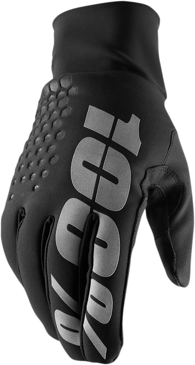 100% Hydromatic Brisker Gloves - Black - 2XL 10018-00004 - Electrek Moto