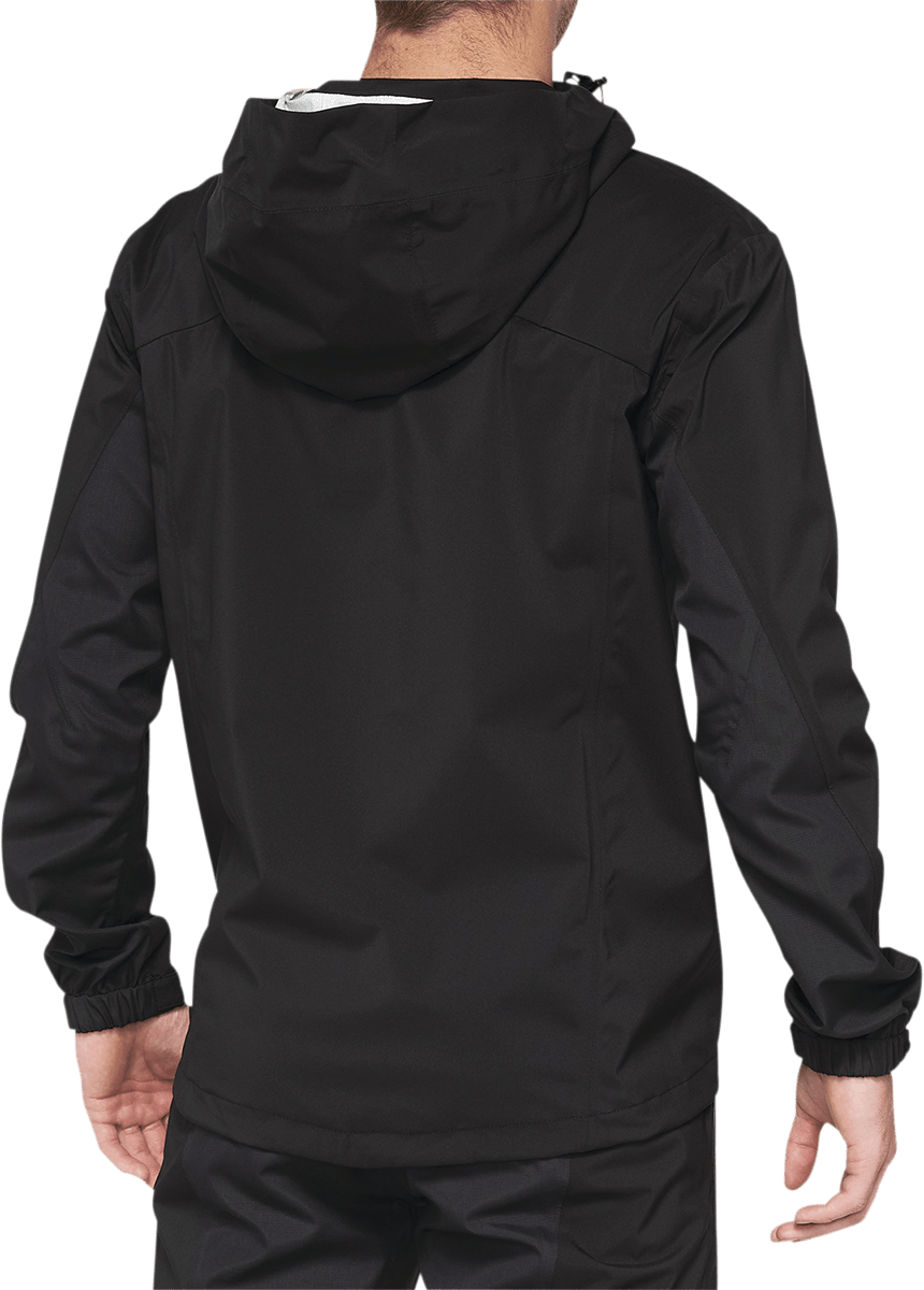 100% Hydromatic Jacket - Black - Large 40039-00002 - Electrek Moto