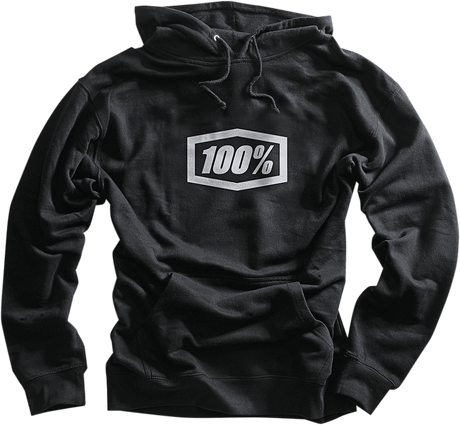 100% Icon Hoodie - Black - Large 20029-00002 - Electrek Moto