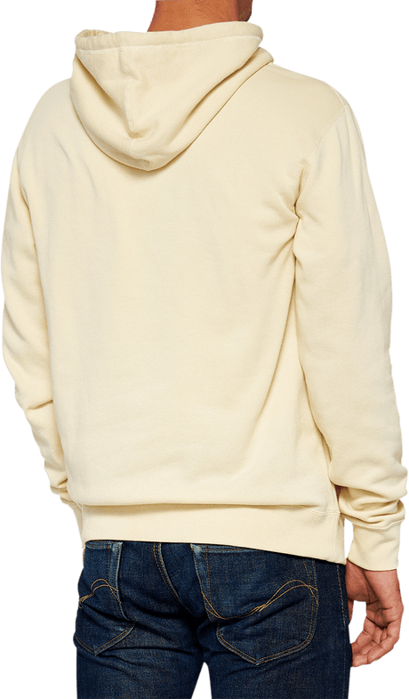 100% Icon Pullover Hoodie - Chalk - Large 20029-00007 - Electrek Moto