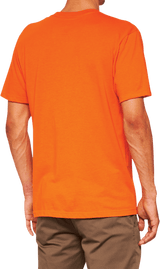 100% Icon T-Shirt - Orange - Large 20000-00042 - Electrek Moto