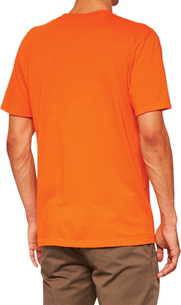 100% Icon T-Shirt - Orange - Medium 20000-00041 - Electrek Moto