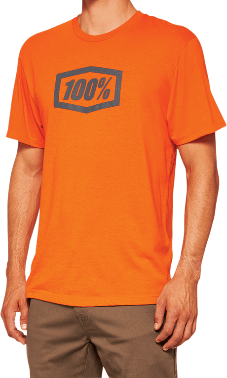 100% Icon T-Shirt - Orange - XL 20000-00043 - Electrek Moto