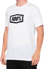 100% Icon T-Shirt - White - Small 20000-00050 - Electrek Moto