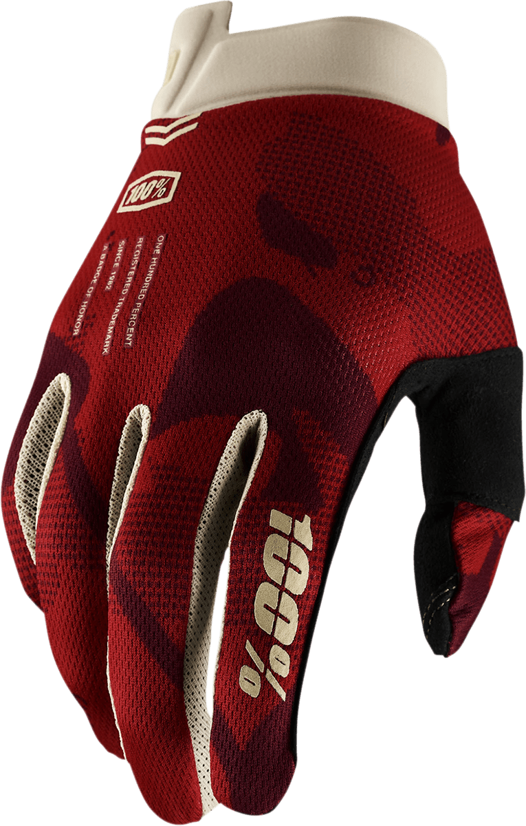 100% iTrack Gloves - Terra - Medium 10008-00026 - Electrek Moto