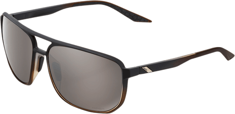 100% Konnor Sunglasses - Brown - Silver Mirror 61043-404-01 - Electrek Moto