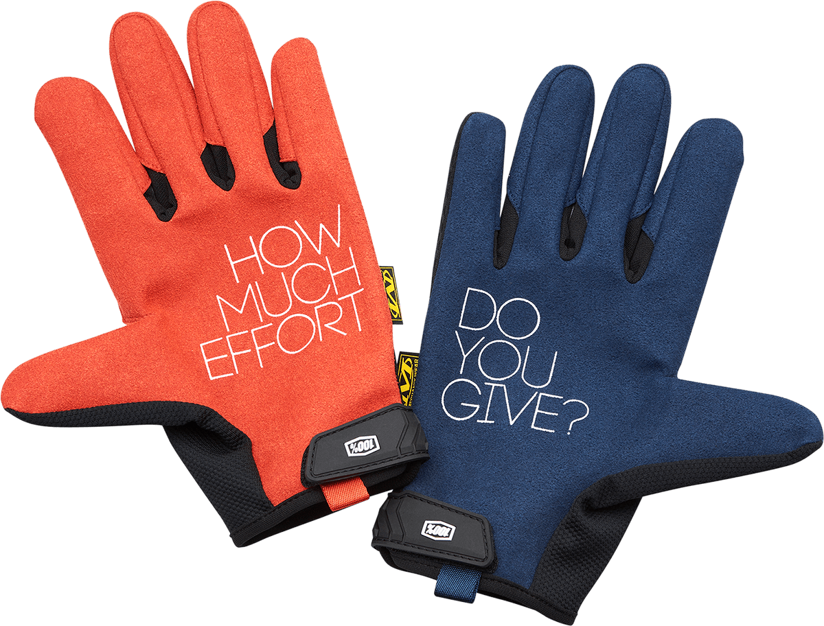 100% Original Gloves - Black - 2XL 100-MG-05-012 - Electrek Moto