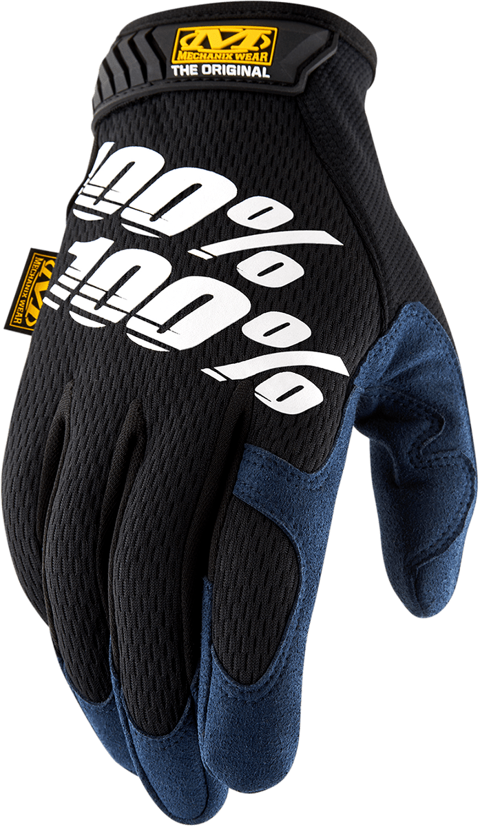 100% Original Gloves - Black - 2XL 100-MG-05-012 - Electrek Moto