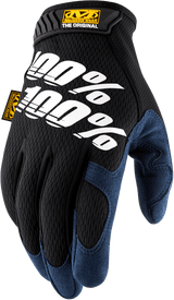 100% Original Gloves - Black - 2XL 100-MG-05-012 - Electrek Moto