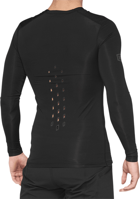 100% R-Core Concept Long-Sleeve Jersey - Black - Small 40004-00000 - Electrek Moto