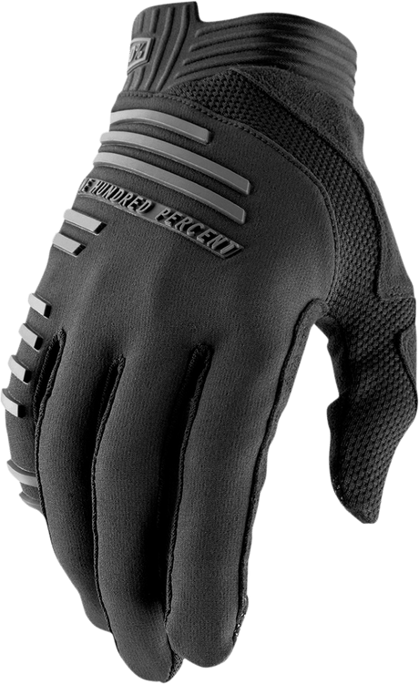 100% R-Core Gloves - Black - Large 10027-00002 - Electrek Moto