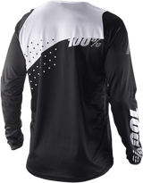 100% R-Core Long-Sleeve Jersey - Black/White - XL 40005-00013 - Electrek Moto