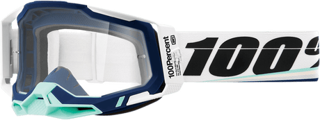 100% Racecraft 2 Goggles - Arsham - Clear 50009-00011 - Electrek Moto