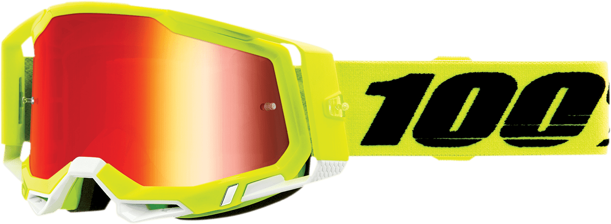 racecraft goggles 100% Racecraft 2 Goggles - Fluo Yellow