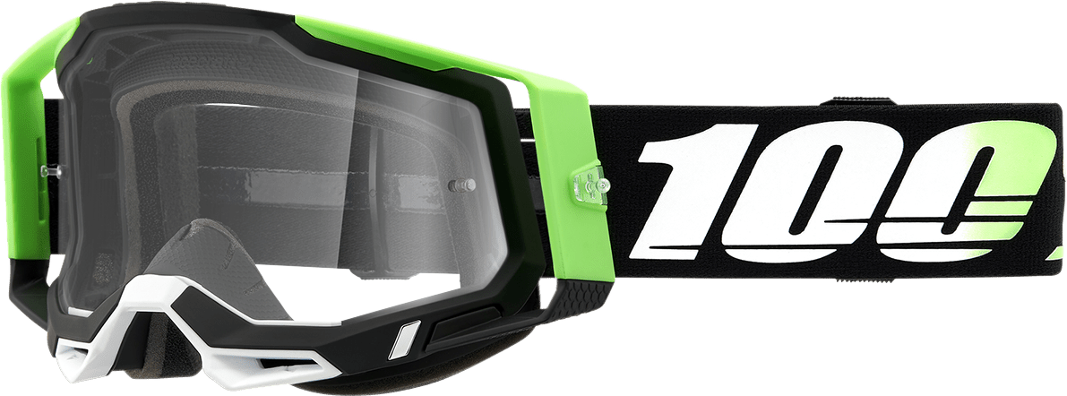 100% Racecraft 2 Goggles - Kalkuta - Silver Mirror 50010-00006 - Electrek Moto