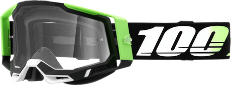 100% Racecraft 2 Goggles - Kalkuta - Silver Mirror 50010-00006 - Electrek Moto