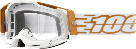 100% Racecraft 2 Goggles - Mayfair - Clear 50121-101-18 - Electrek Moto