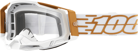 100% Racecraft 2 Goggles - Mayfair - Clear 50121-101-18 - Electrek Moto