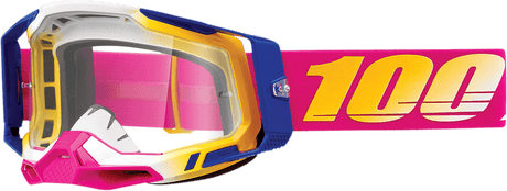 100% Racecraft 2 Goggles - Mission - Clear 50009-00012 - Electrek Moto