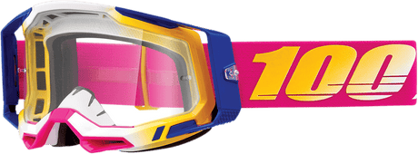 100% Racecraft 2 Goggles - Mission - Clear 50009-00012 - Electrek Moto